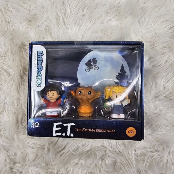 Little People Collector E.T. The Extra-Terrestrial 3pc Fisher Price Figures New - Picture 1 of 7